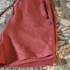 Beverly Hills Polo Club Men's Athletic Shorts - Rust Red